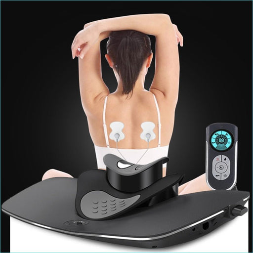 Cervical Care Device - Multi-Functional Neck Stretcher for Dynamic Lifting and Exercising Cervical, Neck Massager of 3 Modes - Gear Elevation