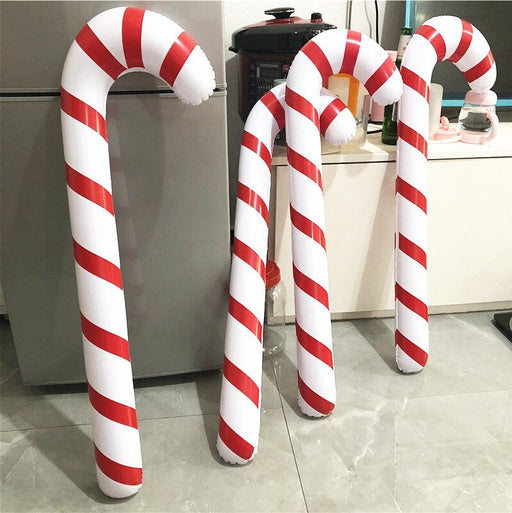 Christmas Blow Up Candy Canes - Inflatable Candy Canes for Christmas Decoration - Gear Elevation