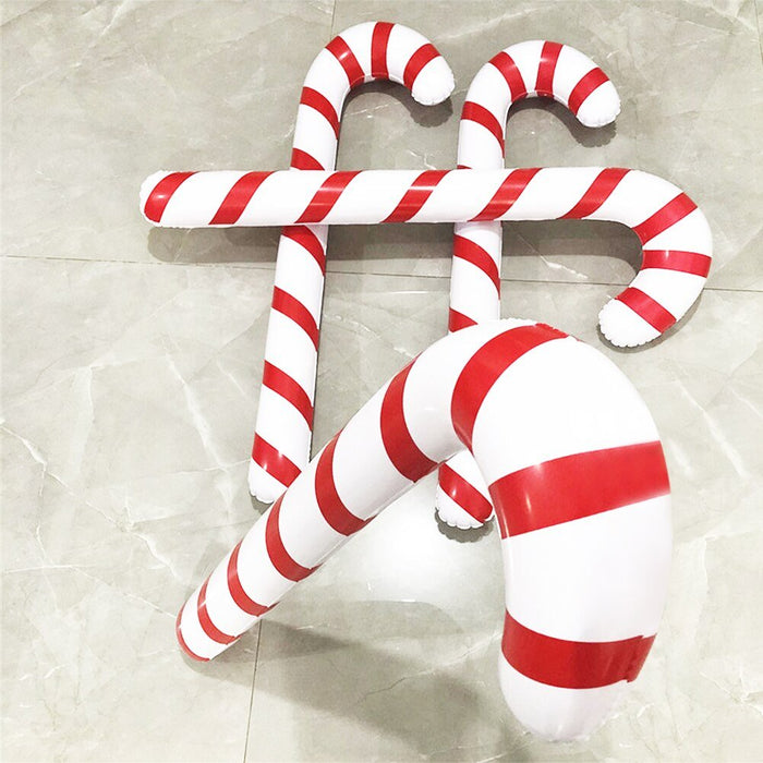 Christmas Blow Up Candy Canes - Inflatable Candy Canes for Christmas Decoration - Gear Elevation