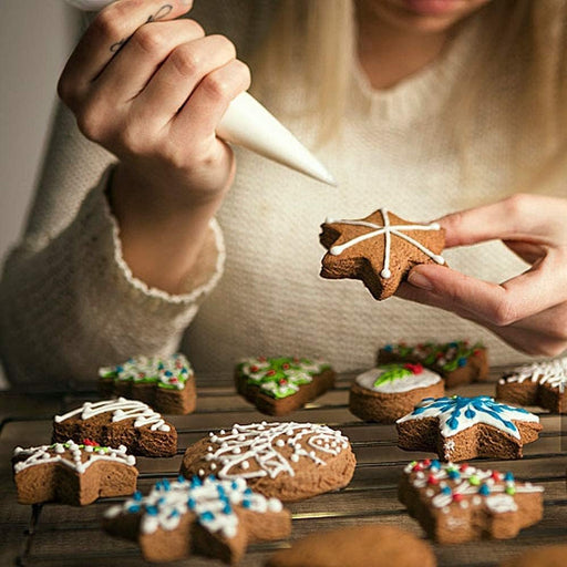 Christmas Cookie Baking Cutter - Fondant Biscuit Cutters 4pcs Set - Gear Elevation