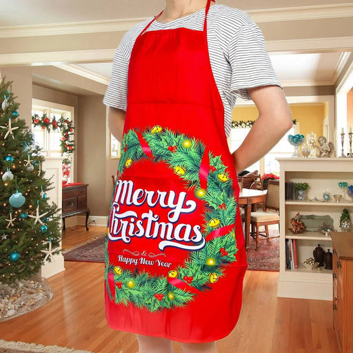 Christmas Cute Cooking Apron - Home Kitchen Cooking Baking Oil-proof Apron - Gear Elevation