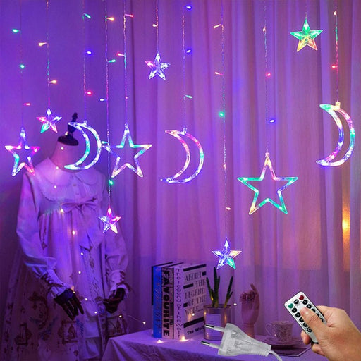 Christmas String Lights - LED Star Curtain Fairy String Lights Christmas Decoration - Gear Elevation