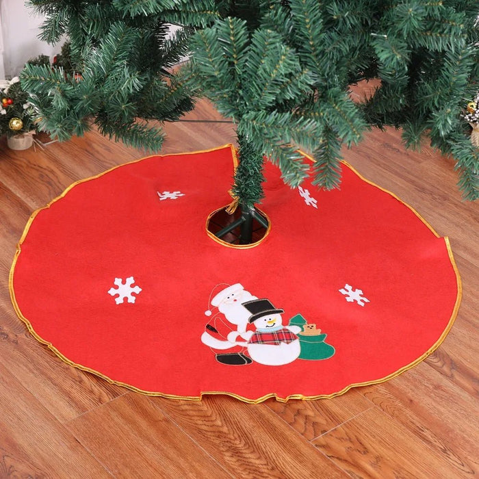 Christmas Tree Skirt Home Decor - Mats for Indoor and Outdoor Decoration - Gear Elevation