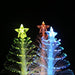 Color Changing Mini Xmas Tree - New Colored Fiber Optic LED Light-up Mini Christmas Tree - Gear Elevation