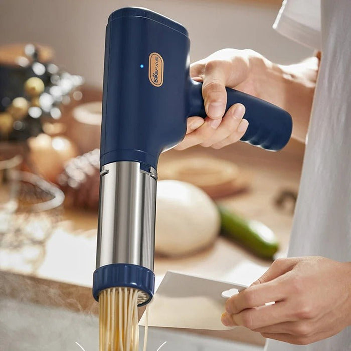 Cordless Pasta Noodle Maker - Portable Noodle Maker with Shaping Molds, Detachable and Easy to Clean - Gear Elevation