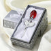 Crystal Glass Rose Flower - Valentines Day Gift Crystal Glass Rose Flower In Box - Gear Elevation