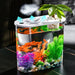 Desktop Aquarium - Planter Tank Shatterproof Home Office Decor - Gear Elevation