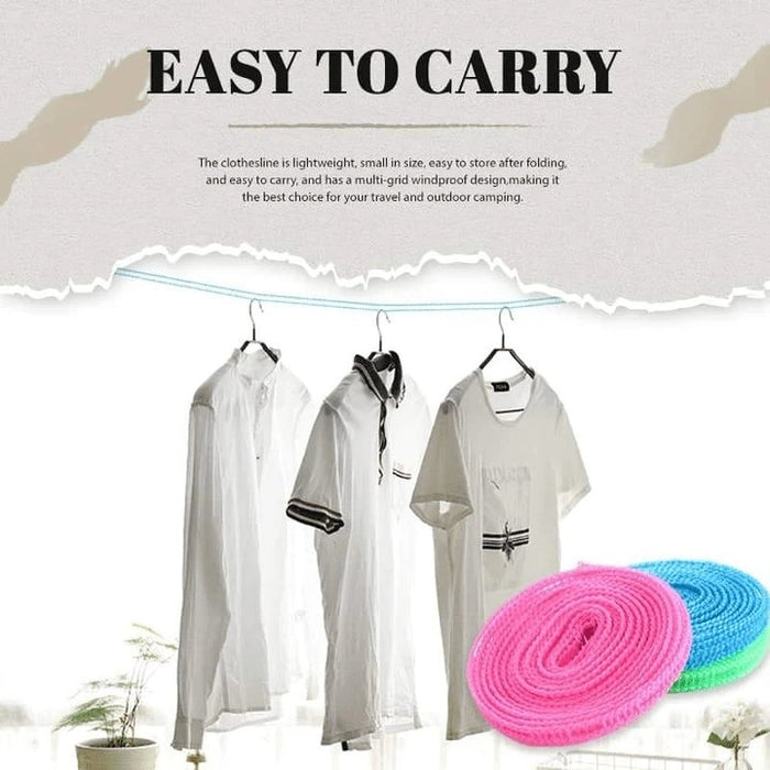 Easy Hang™ - Non-Slip Clothesline - Gear Elevation
