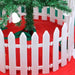 Easy to Assemble Christmas Tree Fence - Christmas White Fence for Home Decor - Gear Elevation