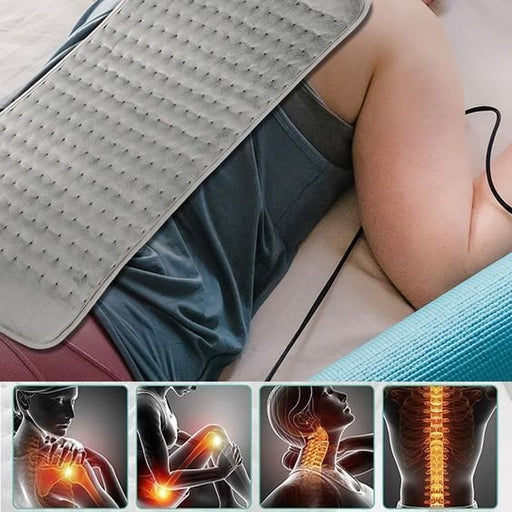 Electric Heating Pad - Best Heating Pad for Back Pain and Cramps Relief - Gear Elevation