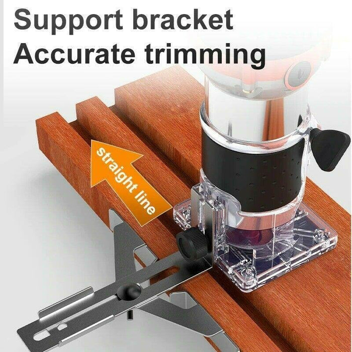 Electric Laminate Edge Wood Trimmer - Wood Milling Engraving Slotting Trimming with Milling Cutter - Gear Elevation