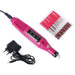 Electric Nail Drill Machine Set - Grinding Equipment Mill For Professional Manicure Pedicure - Gear Elevation
