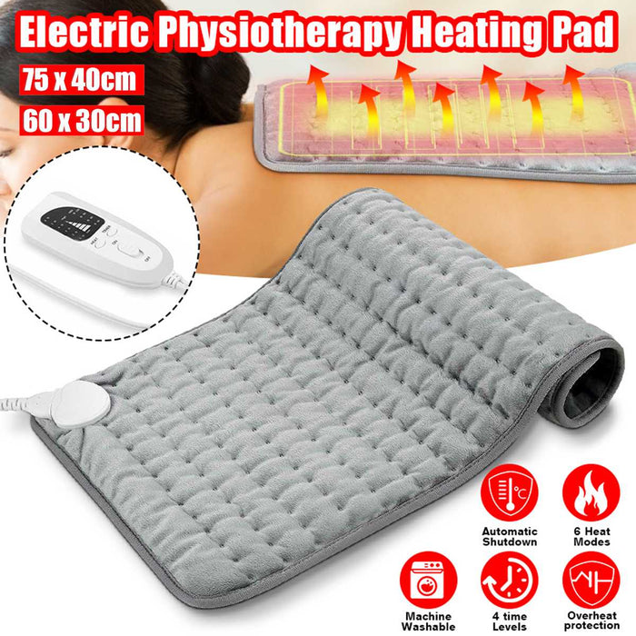 Electric Pain Relief Heating Pad with Optimized 6 Levels of Temperature and Timer - Gear Elevation