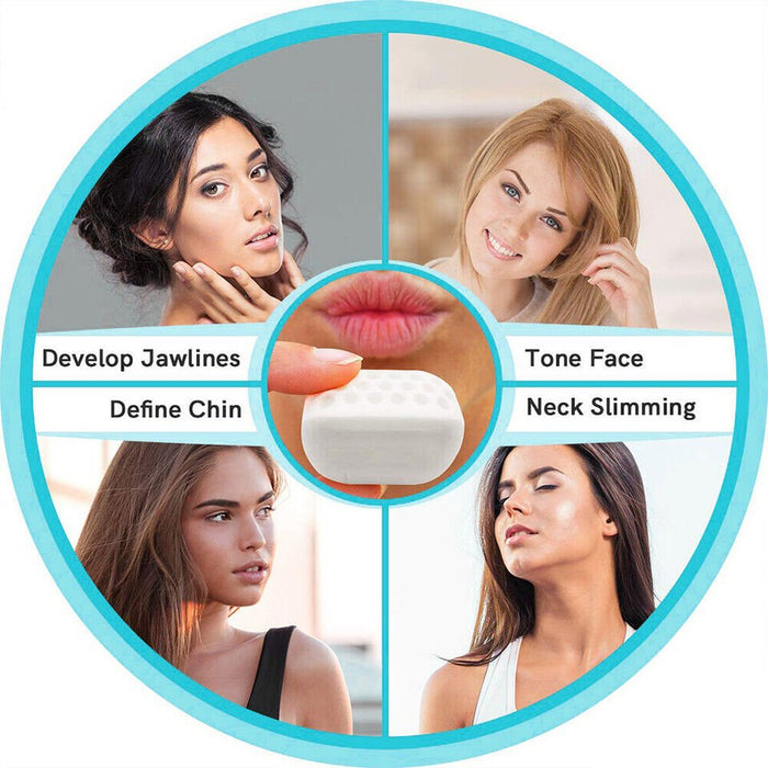 Facial Jaw Exerciser - Jawline Fitness Ball for Exercises Facial Muscles Neck - Gear Elevation