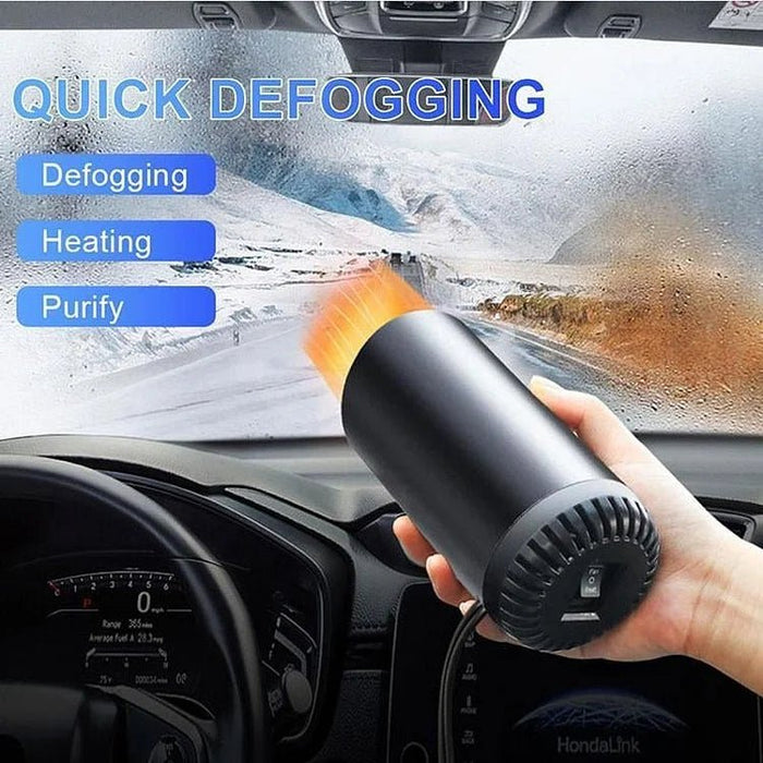 Fast Heating Cup Shape Car Warm Air Blower - Fast Heating & Cooling Adjustable 360 Degree Rotatable Plug and Use for Car, SUV , RV and Truck - Gear Elevation