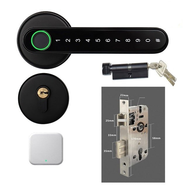 Fingerprint Smart Door Lock - Gear Elevation