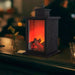 Fireplace Lantern Lamp - LED Hanging Lantern Simulation Decorative Fireplace Lanterns - Gear Elevation