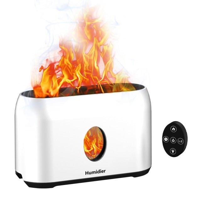 Flame Mist Humidifier with Remote Control (200ml) - Gear Elevation