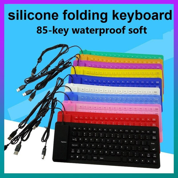 Foldable Silicone Keyboard For PC Tablet Laptop - Gear Elevation