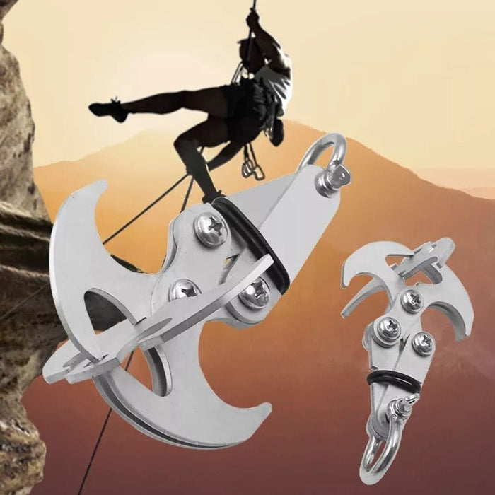 Folding Grappling Hook - Multi-Functional Tool for Rock Climbing, Survival, and Emergency Situations - Gear Elevation