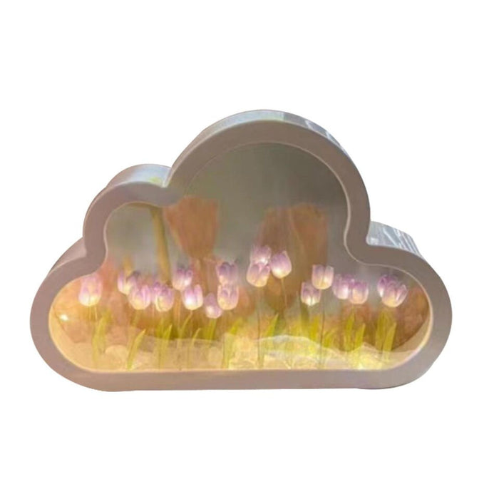 Forever Cloud Mirror Tulips - DIY Tulip Night Light - Gear Elevation
