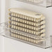Fridge Storage Boxes With Lids - Stackable Transparent Dumpling Storage Box - Gear Elevation