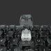 Fully Customizable RGB Aesthetic Mechanical Keyboard - Transparent Black Crystal Design - Gear Elevation