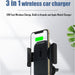 Gear Car Station™ 3 in 1 Wireless Car Charger - Gear Elevation