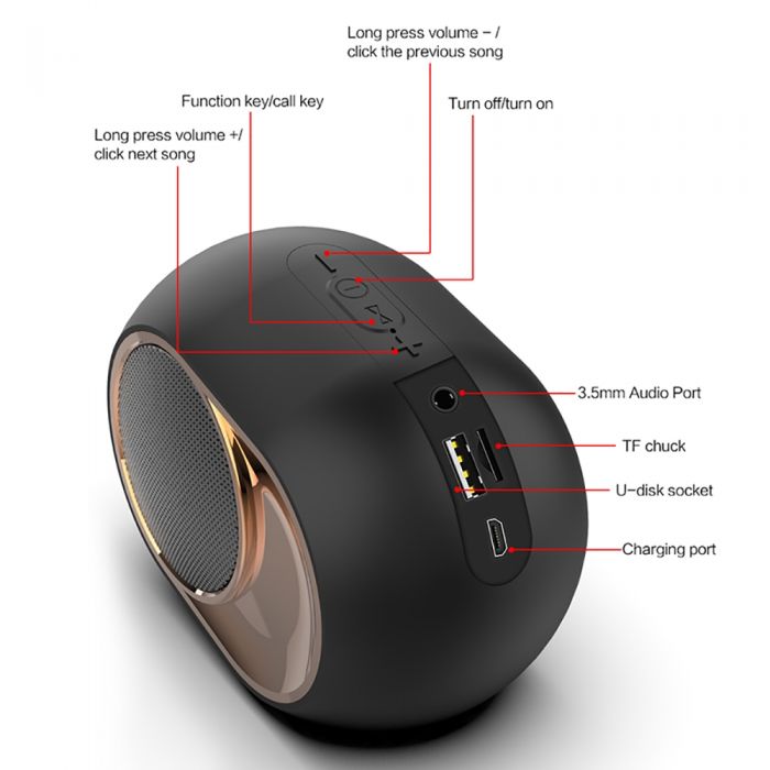 GearBass™ - High-End Wireless Speaker - Gear Elevation
