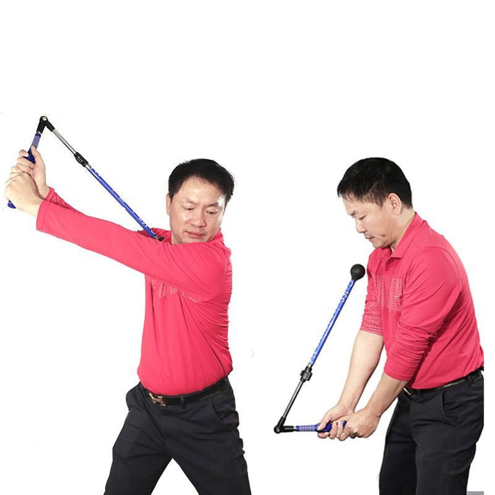 Golf Folding Posture Corrector Swing Club Trainer For Beginners, Improve Golf Swing - Gear Elevation