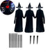 Halloween Inflatables Three Witches - Light-Up Witches Decoration with Stakes - Gear Elevation