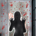 Halloween Wall Stickers Glass Ghost Decorations - Self Adhesive Horror Blood Fingerprints Stickers - Gear Elevation