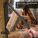 Hanging Carbon Steel Firewood Chopping Machine - Portable Wall Mounted Wood Kindling Splitter - Gear Elevation