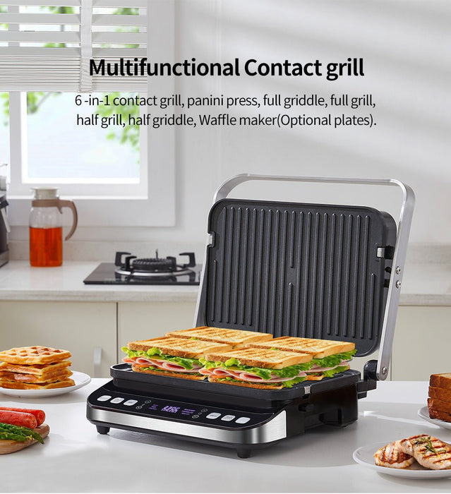 Healthy Nonstick Ceramic Electric Grill - Gear Elevation