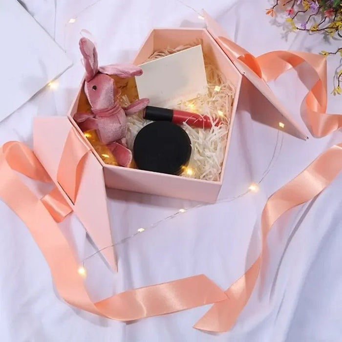 Heart Shape Box - Love Blooms Boxes for Present, Valentine's Day, Mother's Day, Bridesmaid, Proposal, Wedding - Gear Elevation
