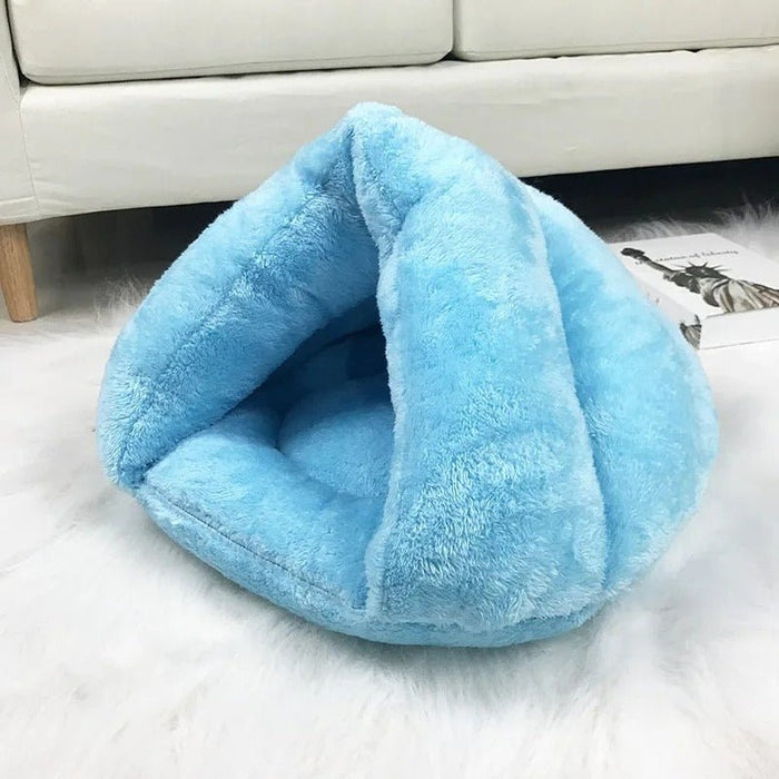 Heating Pet Bed - Washable Sleeping Bag for Small Dogs Cats Soft Nest Kennel Bed Cave House - Gear Elevation