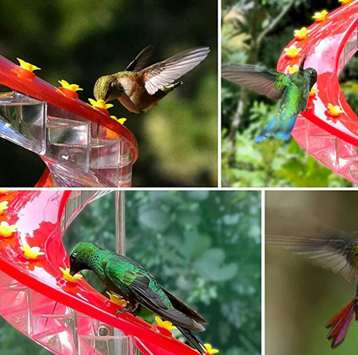 Helix Hummingbird Feeder - Bird Feeders Hanging Attracting Birds for Patio, Garden, Yard - Gear Elevation