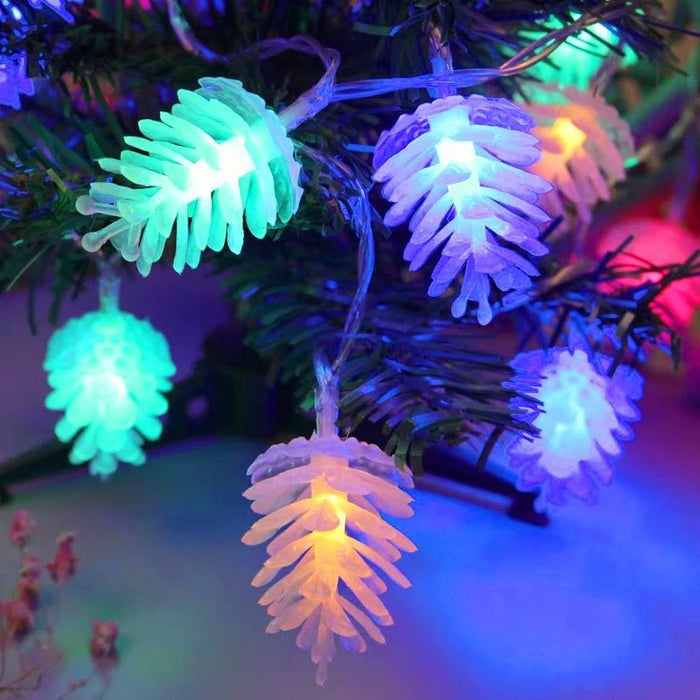 Home Decor LED Warm Pinecone Lamp - Fairy Lamp Colorful For Christmas, Holiday and Home Decor - Gear Elevation