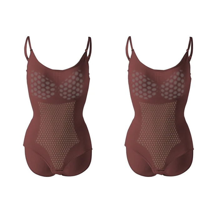 Ion Sculpting Bodysuit With Snaps - Breathable Body Shaper for Women, Tummy Control Bodysuit, Seamless Shaping Tops - Gear Elevation