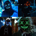 Led Halloween Mask - Light Up Mask for Festival Cosplay - Gear Elevation