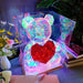 Led Light Up Teddy Bear - Gorgeous Shining LED Teddy Bear Holding a Red Heart - Gear Elevation
