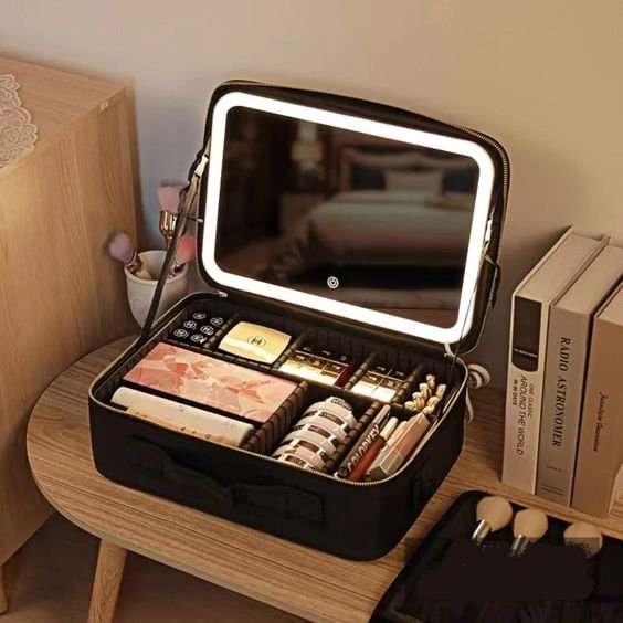 LED Make Up Bag - Waterproof Portable Cosmetic Organizer - Gear Elevation