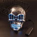 LED Skull Mask - Halloween Cosplay LED Mask - Gear Elevation