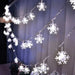LED Snowflake Lights - String Garland Christmas Lights - Gear Elevation