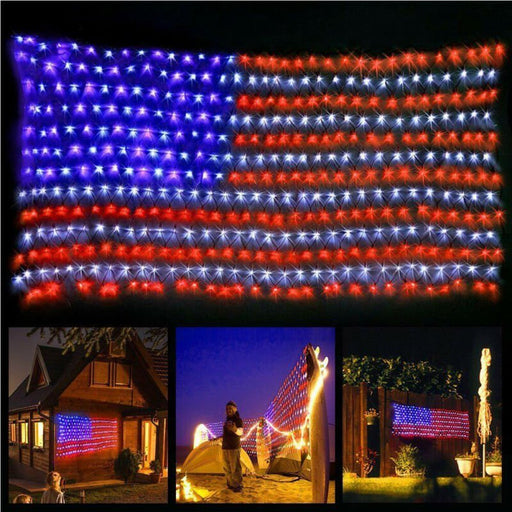 LED String Lights American Flag - Gear Elevation