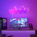 LED Triangular Quantum Lamp - Triangle Wall Light for Living Room, Game, Party Decor - Gear Elevation