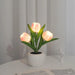 LED Tulip Night Light - Table Lamp, Desk Lamp LED Simulation Tulip Night Light with Vase - Gear Elevation