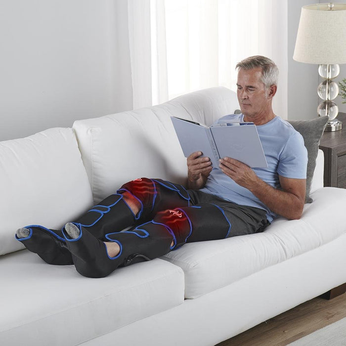 Leg Compression Therapy & Massager Wrap- Sports Leg Compression Sleeve - Gear Elevation