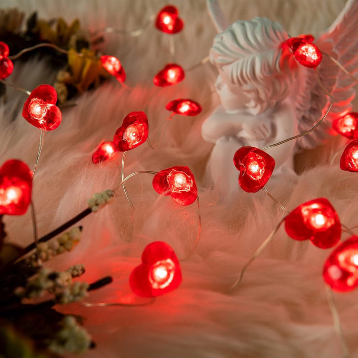 Love Heart String Lights - LED Heart Valentines String Lights - Gear Elevation