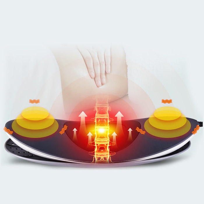 Lumbar Traction Device - Electric Portable Lower Back Pain Massage - Gear Elevation